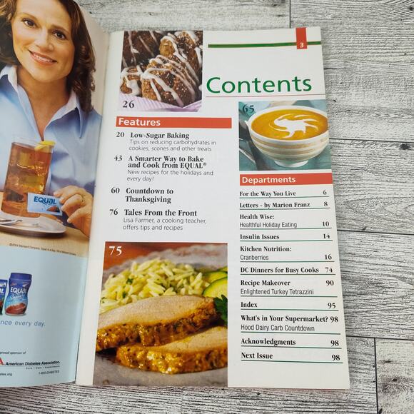 Diabetic Cooking Secrets Low-Sugar Baking Magazine Cookbook Booklet EQUAL 2004 - Picture 3 of 11